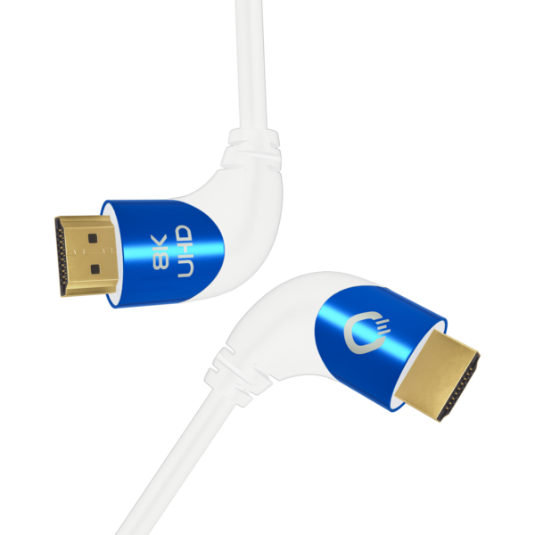 Oehlbach Shape Magic UHD 90 HDMI kaabel valge