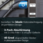 Oehlbach Shape Magic UHD 40 HDMI kaabel