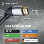 Oehlbach Easy Connect UHD HDMI kaabel