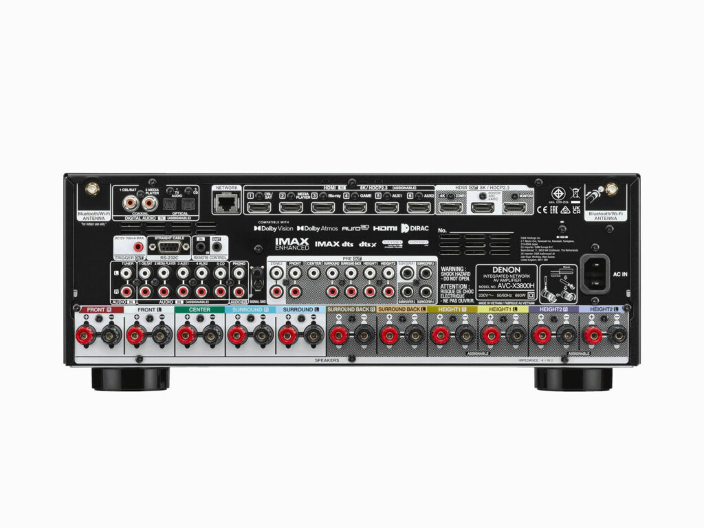 Denon AVC-X3800H 8K HDMI kodukino ressiiver